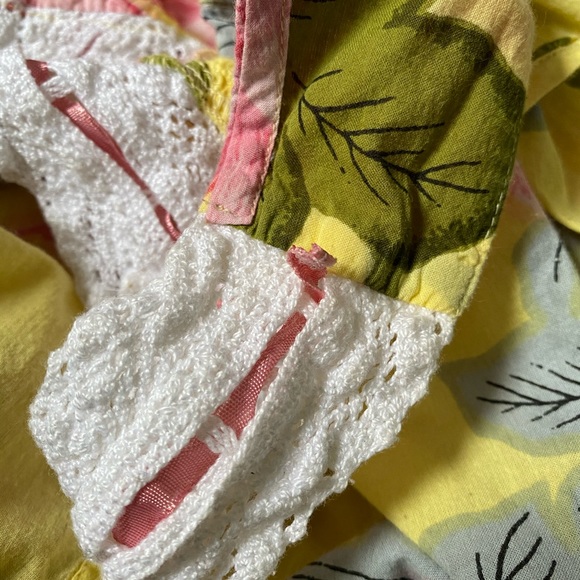 Soft Surroundings Maxi Floral Yellow Lace Dress - Picture 10 of 10